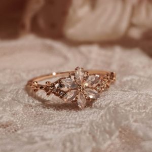 Gold Flower Ring