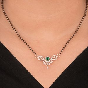 Diamond Pendant Mangalsutra