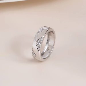 Silver Diamond Ring