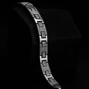 Silver Diamond Braslets