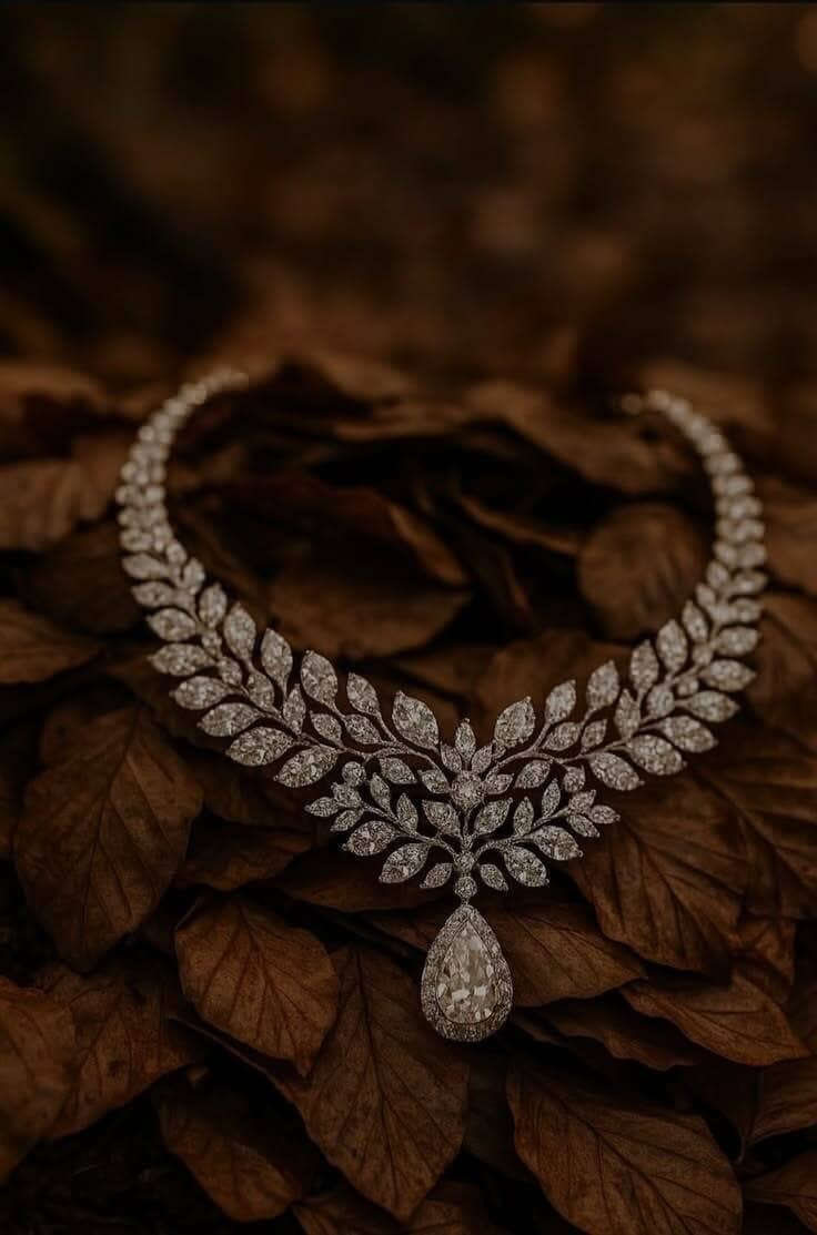 Diamond Dewdrop Elegance Diamond Necklace